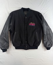 Golden Bear Men s Wool Leather Varsity Black Jacket Large San Francisco M