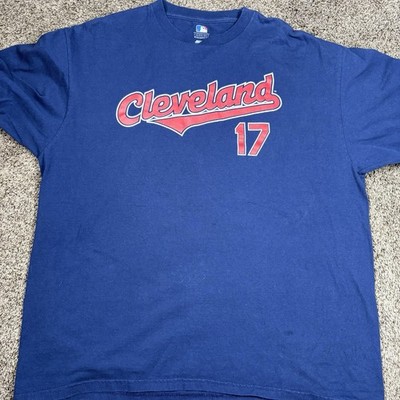 Cleveland Indians Shin Soo Choo #17 Mens XL Blue MLB T Shirt