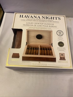 Zigarren Humidor Zigarrenkiste Havana Nights Luxus Schreibtisch Humidor