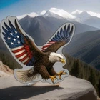 2026 American Bald Eagle Jumbo 1 gram Colorized .999 Silver Shaped In CAPSULE