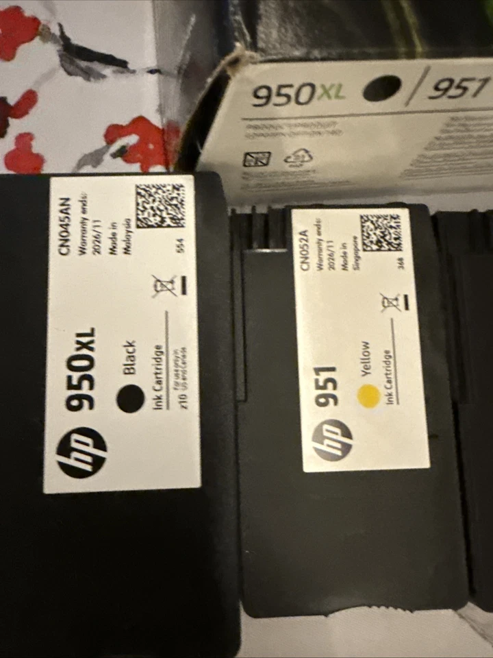 Cartucho de tinta HP 950XL/951 (C2P01FN) negro/cian/magenta/amarillo - CADUCIDAD 11/2026 Foto 3 de 4