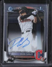 2025 Bowman Chrome Dean Curley Auto Autograph RC Rookie