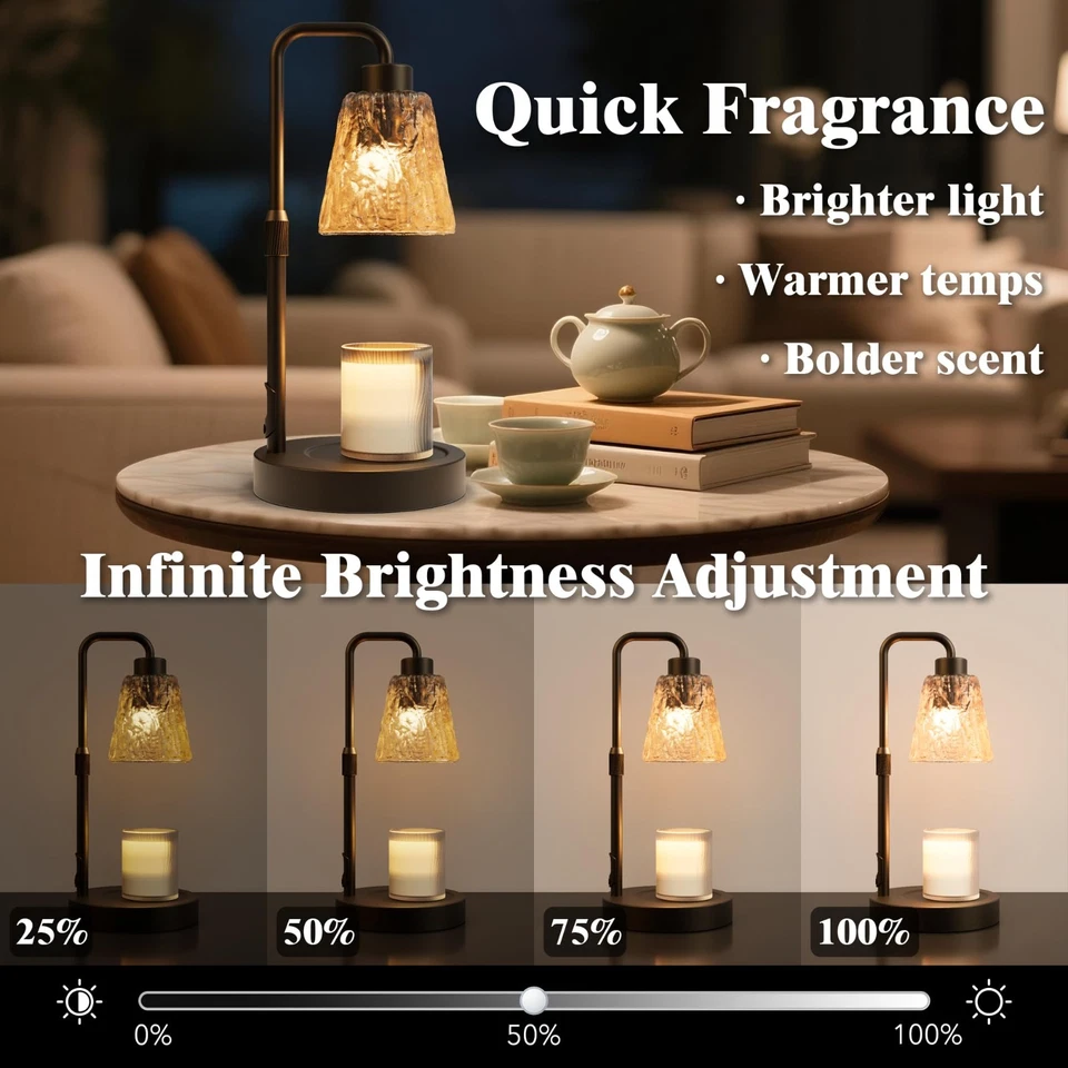 Candle Warmer Lamp with Timer. Foldable and Height adjustable. - Image 4 of 4