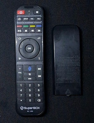 Genuine SuperBox RC-200 Wireless Bluetooth Voice Remote Control S5 S6 Max-TESTED