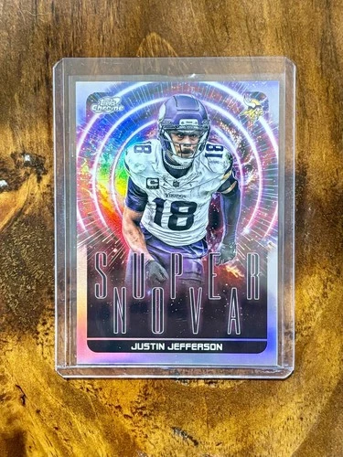 2025 Topps Cosmic Chrome Justin Jefferson Base (RAW)