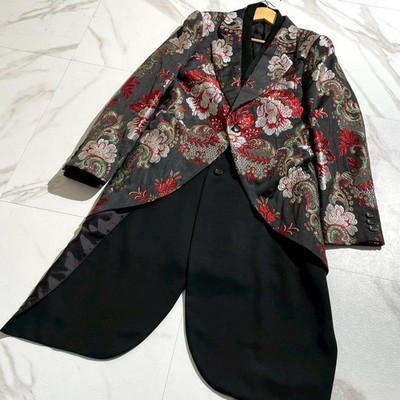 USED 19AW UNUSED COMME DES GARCONS HOMME PLUS FLORAL EMBROIDERED