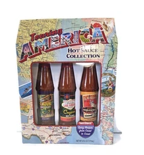 Towing America Hot Sauce Gift Pack Set Of 3 2 Oz. Each Expires July 31 2027 NEW