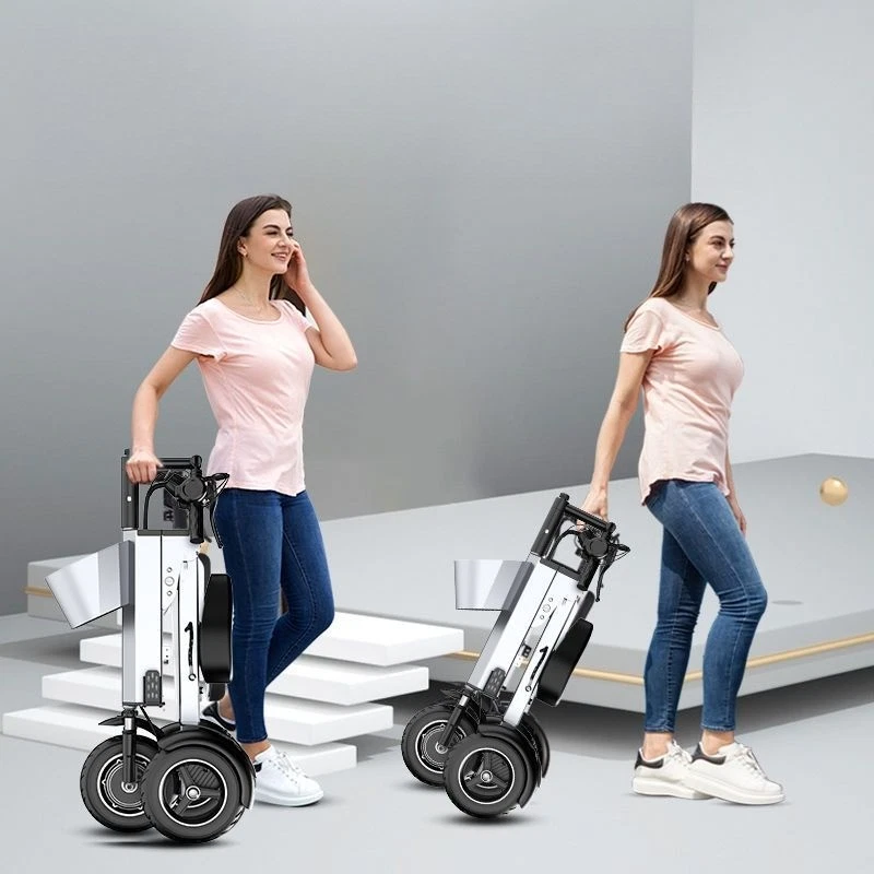 WILLJERDY Adult Three-Wheel Electric Vehicle Foldable Commuter Bike 36V 10Ah Hot - Image 2 of 4