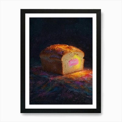 Brot 3 Kunstdruck gerahmt Wandbild Poster Leinwanddruck Bild