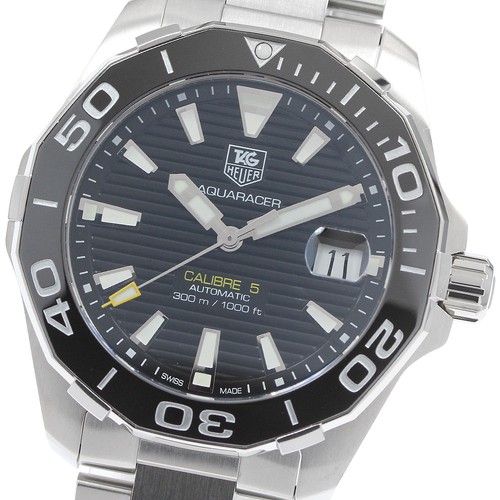 Tag Heuer Aquaracer WAY211A 41 mm Black Dial