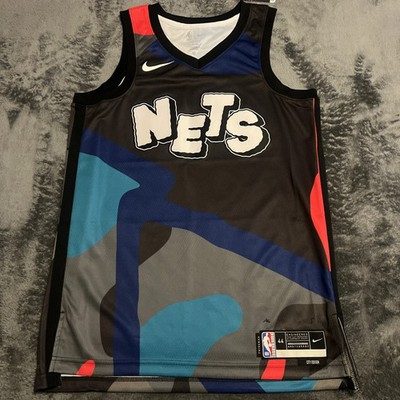 Nike Brooklyn Nets City Edition KAWS NBA Jersey Basketball BLANK