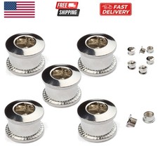 Single Chainring Bolts in Aluminum or Steel. Pack of 5.