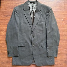 Jos A Bank Mens 42L Sport Coat Blazer Jacket 2 Button Wool Signature Collection