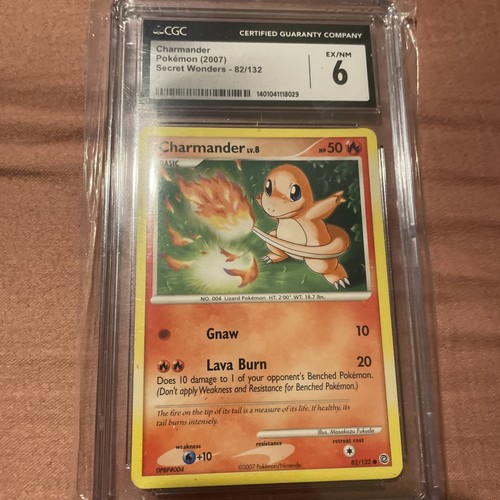 Charmander graded PSA 6 for sale on eBay