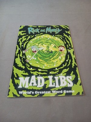 Rick and Morty Mad Libs - Paperback By Conte, Kristin New Never Used