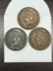 Lot of 3 Indian Head Cent Pennies 1902 1903 & 1904 FULL LIBERTY XF w/ Diamonds