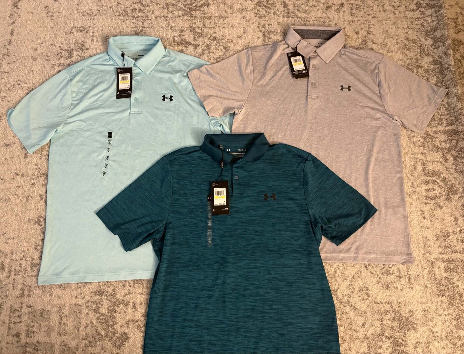 Under Armour Men's Golf Polo Shirt Size Medium New With Tag