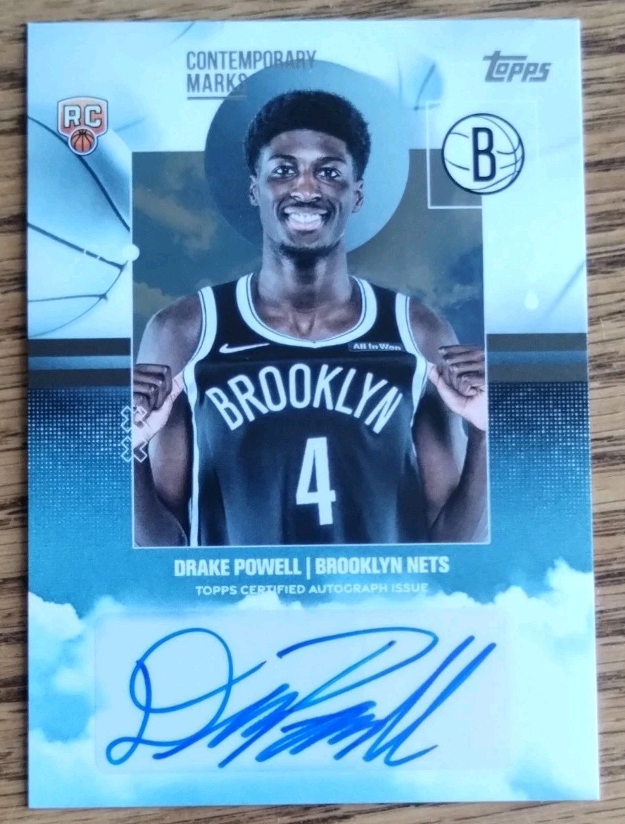 2025-26 Topps - Contemporary Marks Drake Powell Auto #CM-DP (RC)