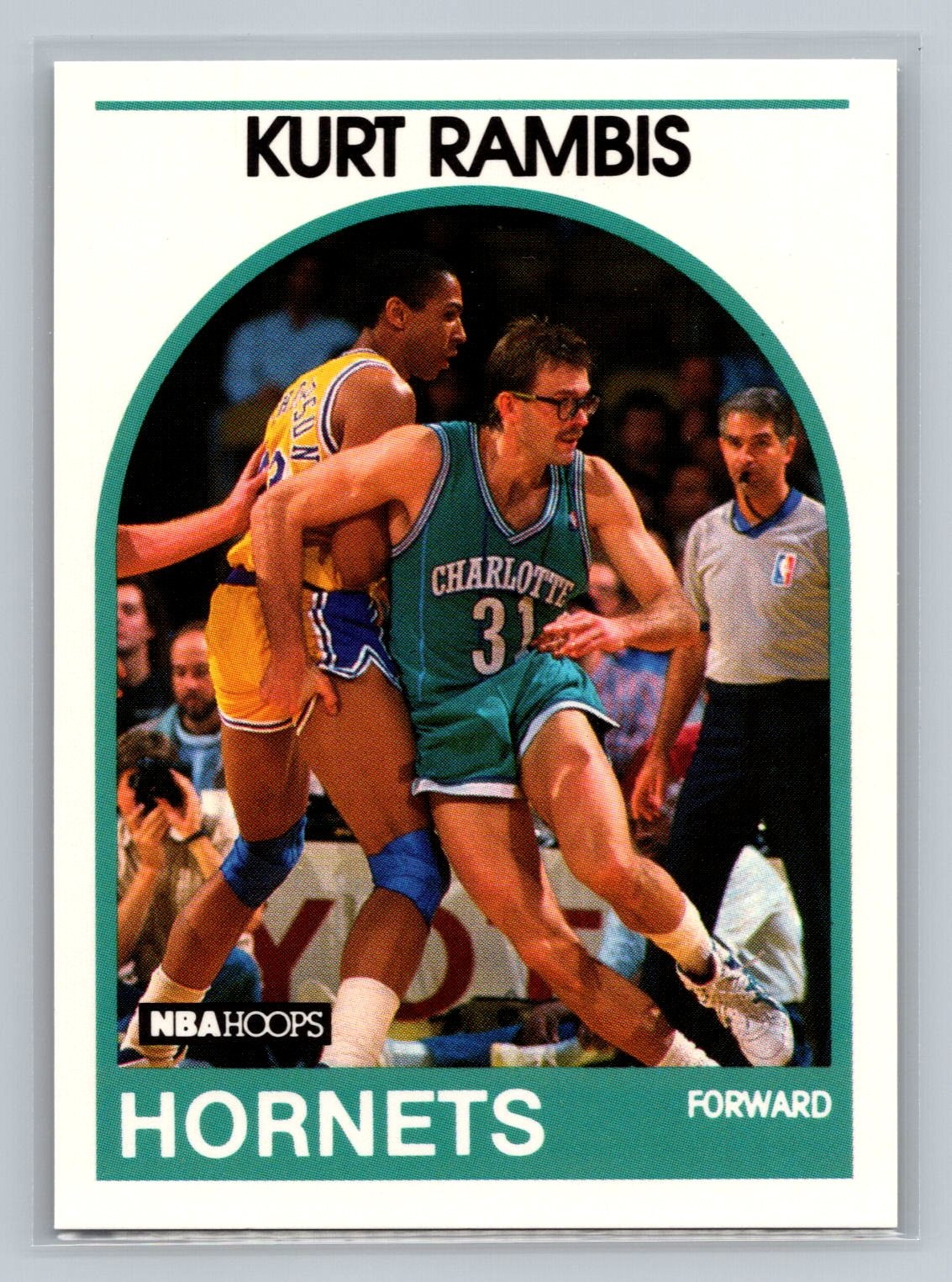 Kurt Rambis 1989-90 Hoops #246 Charlotte Hornets