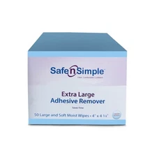 Safe N' Simple Skin Barrier Wipes - 50 Extra Large Individual Barrier Film Wipes
