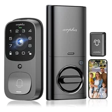 ARPHA Wi-FI Smart Door Lock 5-in-1 Fingerprint Keyless Entry Door Lock