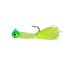 Lindy Fuzz E Grub Pre-Rigged Hair Tail Soft Grub 2 pack Bass & Walleye Lure J4