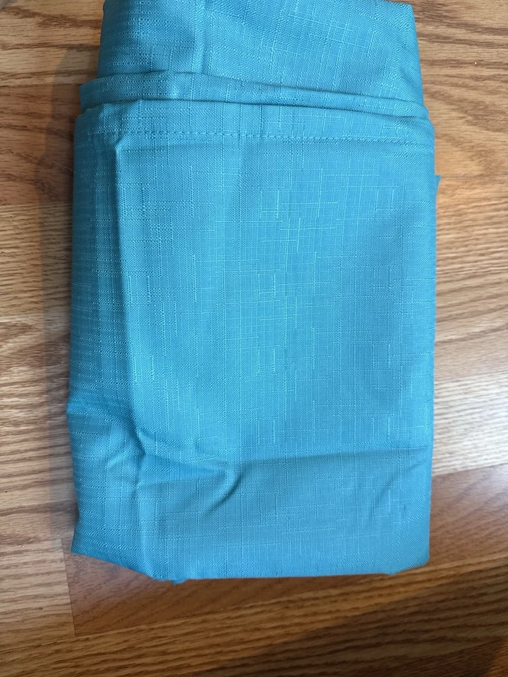 Eclipse Kendall Blackout Curtain Panel 42x54” Turquoise Blue - Image 3 of 4