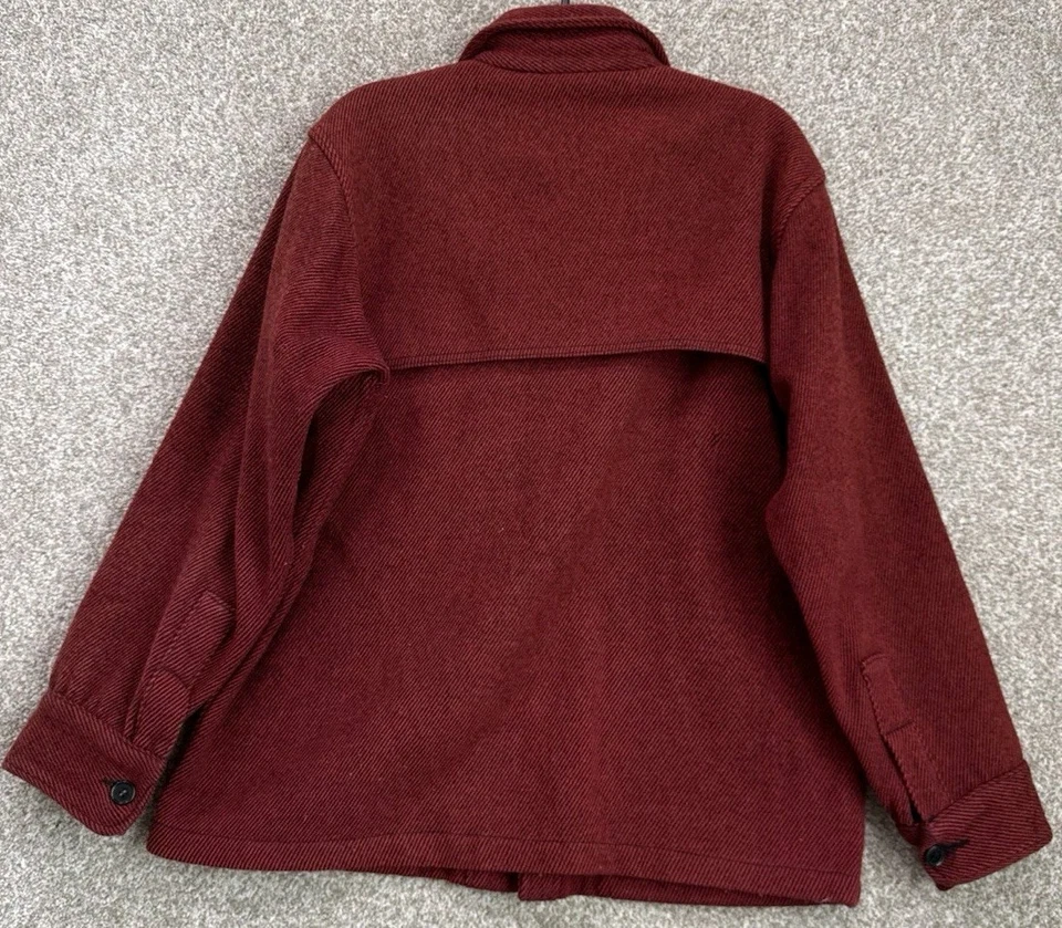 Vintage Woolrich Wool Flannel Shacket Jacket Button Up Shirt Mens Size Large USA - Image 2 of 4
