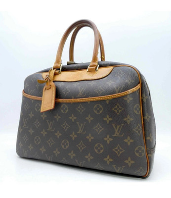 Louis Vuitton Deauville M47270 Monogram 2Way Shoulder Hand Bag Padlock 869