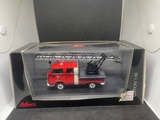 Schuco 03347 1/43 Volkswagen T2a Fire Truck Model - Case Cracked!