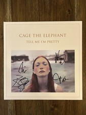 ‘Cage The Elephant’ Band Signed Vinyl Album ‘Tell Me I’m Pretty’ Matt Shultz +3
