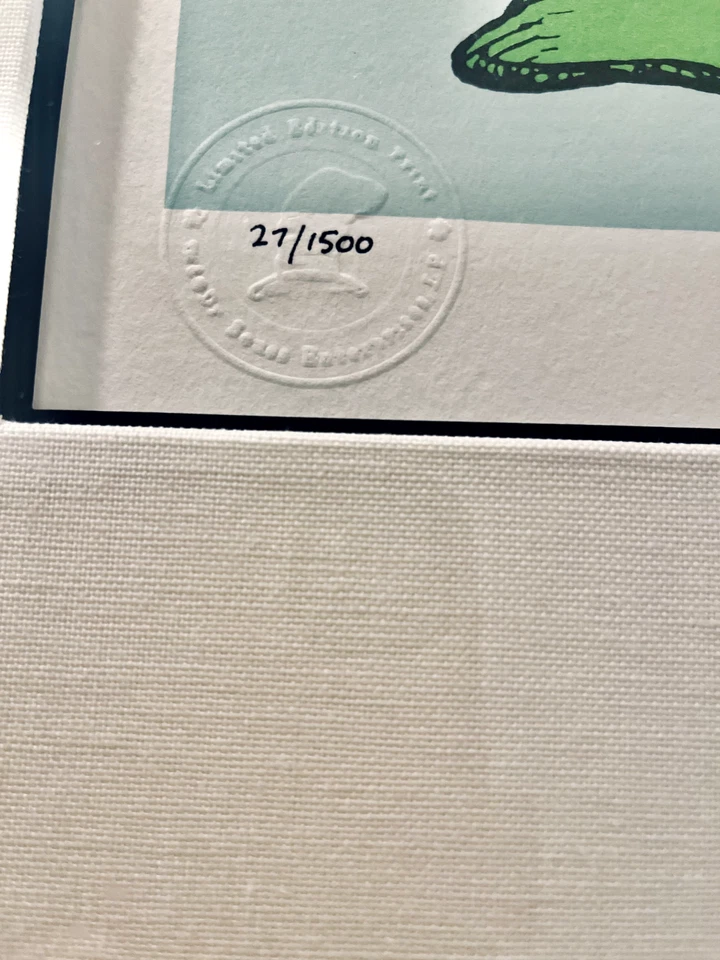 苏斯博士“Hop On Pop!”手工拉石版画 2003 27/1500 — 第 4/4 张图片