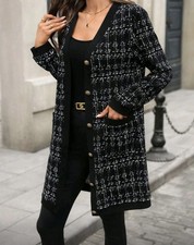 Stylish Black and White Dress Perfect for Office Wear and Formal Events