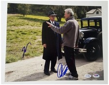 Leonard DICaprio Clint Eastwood Signed Autographed 11x14 Photo ACOA PSA