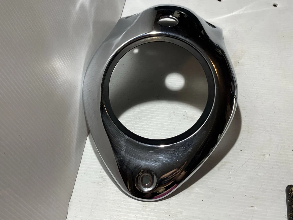 1998 Yamaha Royal Star Deluxe 1300 Gauge To Gas Tank Trim (Oem) Foto 3 de 4