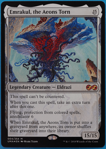 Emrakul, the Aeons Torn FOIL Ultimate Masters NM CARD (495694) ABUGames