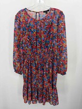 Pre-Owned J Crew Red Size Small Short Long Sleeve Dress