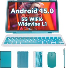 10 inch 2 in 1 Android 15 with Keyboard, 10" Tabletas Include Keyboard Stylus...
