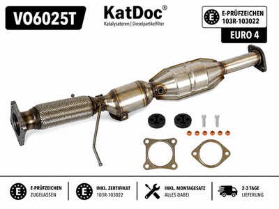   Katalysator Volvo S60 S80 V70 2.4 Euro 4