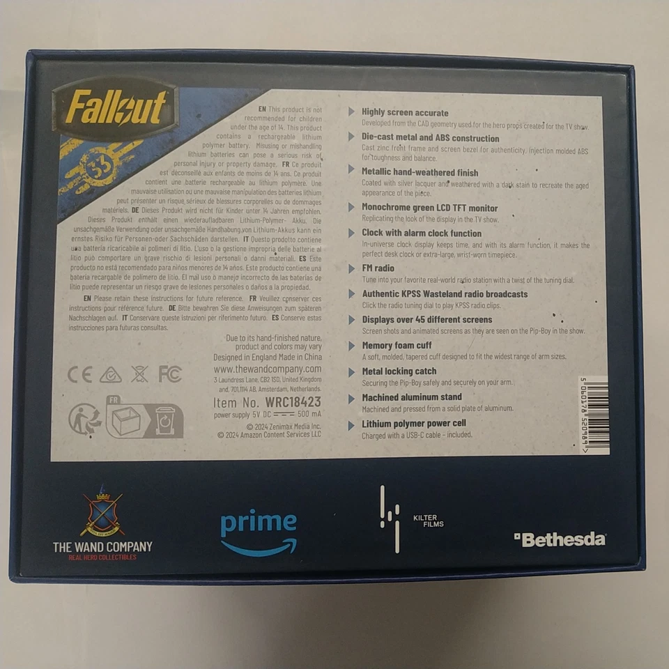 Bethesda Fallout Vault-Tec Pip-Boy 3000 MK V Die-Cast Replica - Image 3 of 4