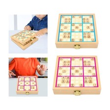 Gioco da tavolo Sudoku in legno Gioco da tavolo Sudoku in di cassetti per