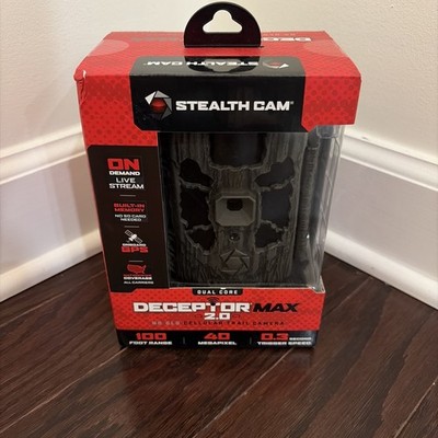 Stealth Cam Deceptor MAX 2.0 STC-DCPTRX2-W No Glo Cell Trail Cam