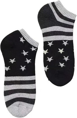 American Flag Sports Socks for Men and Women Patriotic USA Freedom Socks 2 Pairs