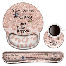 Keyboard Wrist Rest and Mouse Pad with Wrist Support, Ergonomic Gel Mouse Pad...