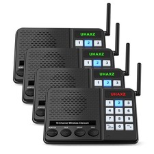 Intercoms Wireless for Home, Long Range Intercom 6000ft, Home Intercom System...