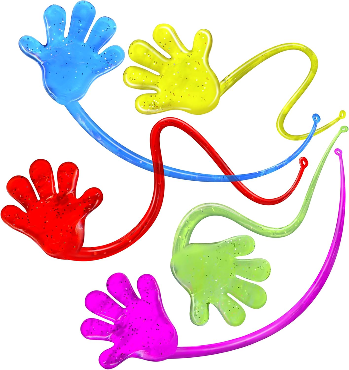 75 Pcs Bulk Sticky Hands for Kids - Slappy Slap Little Small Hands
