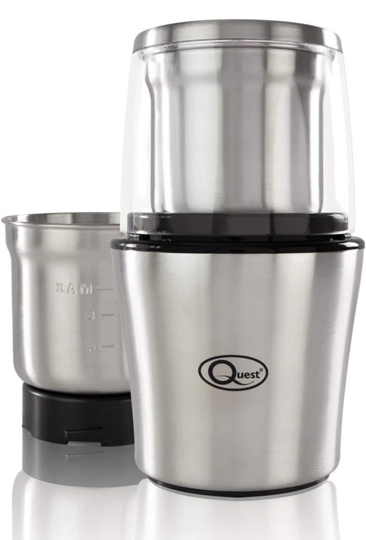 200W Wet And Dry Coffee Grinder Nut And Spice Grinder In Stainless Steel