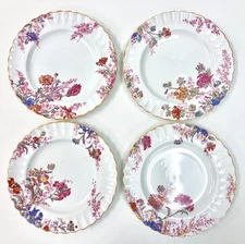 A Vintage Set of 4 Spode Copelands CHELSEA GARDEN 9.25" Luncheon Plates