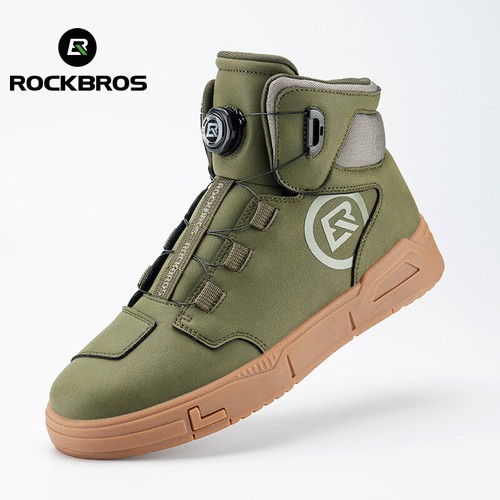 RockBros Men's Sports Shoes Bike Bicycle Cycling Motorcycle Boots Skate Sneakers - Picture 2 of 18