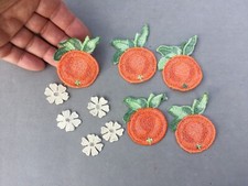 Vintage Lace Applique Trim Sewing Crafts Florida Orange Blossom Flower Lot 10